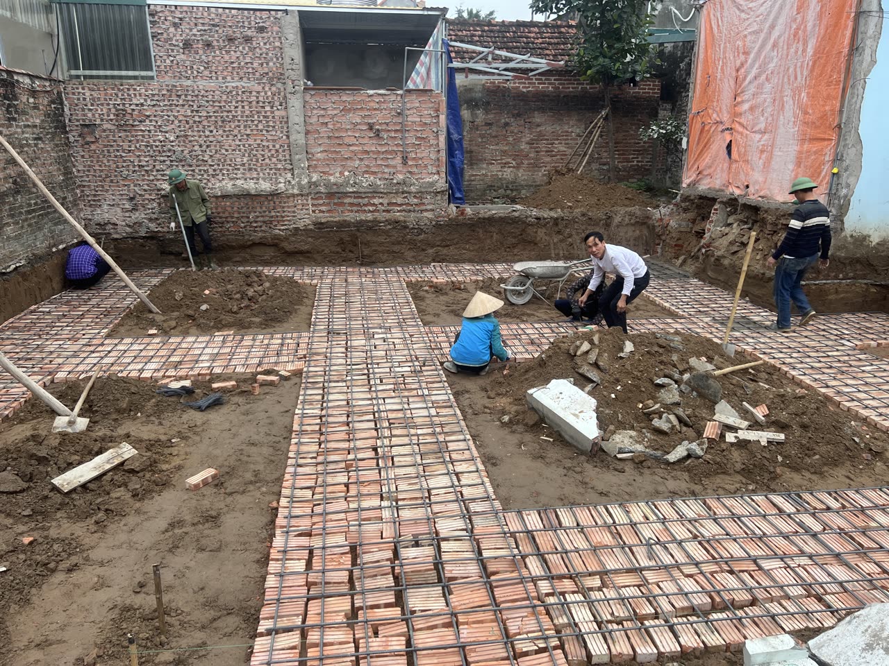 Chi tiết hoàn thiện nhà Ý Yên Nam Định X8Design