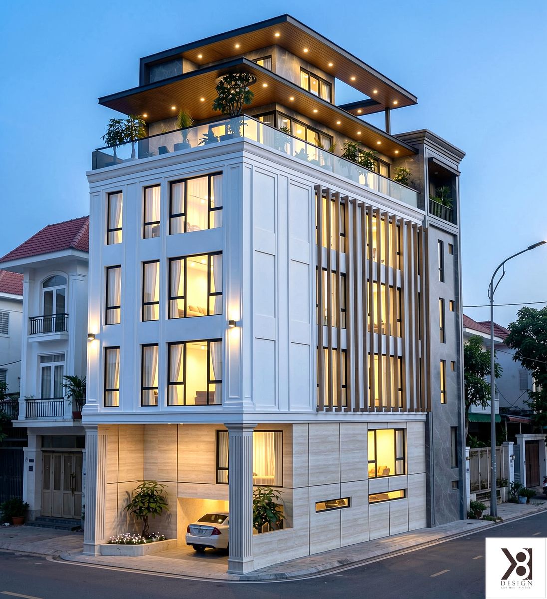 Nhà phố anh Nam – Hà Nội Nhà phố hiện đại anh Nam Hà Nội X8Design