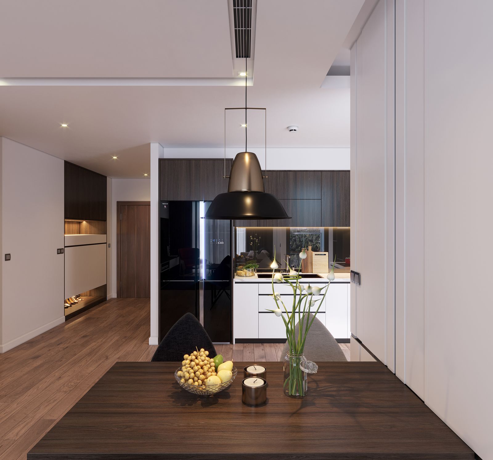 Phòng ăn căn hộ Vinhomes hiện đại - X8DESIGN