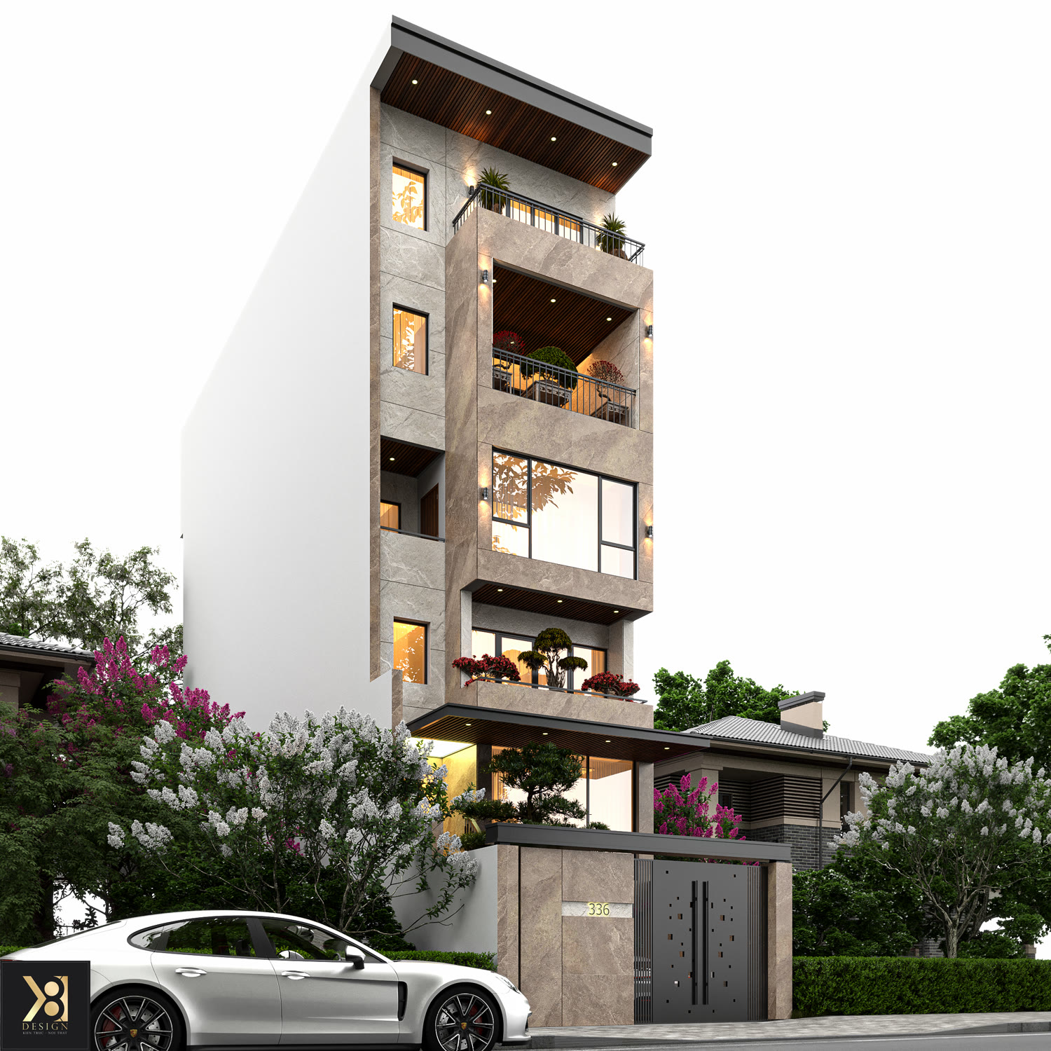 Mặt tiền nhà phố A Tuấn Anh Quảng Ninh - X8DESIGN
